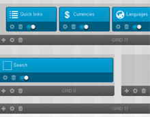 CS-Cart Administration panel - Blocks