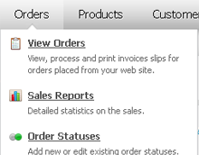 CS-Cart Administration panel - Orders functionality