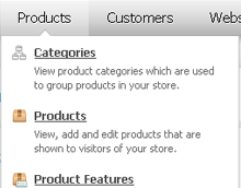 CS-Cart Administration panel - Products functionality