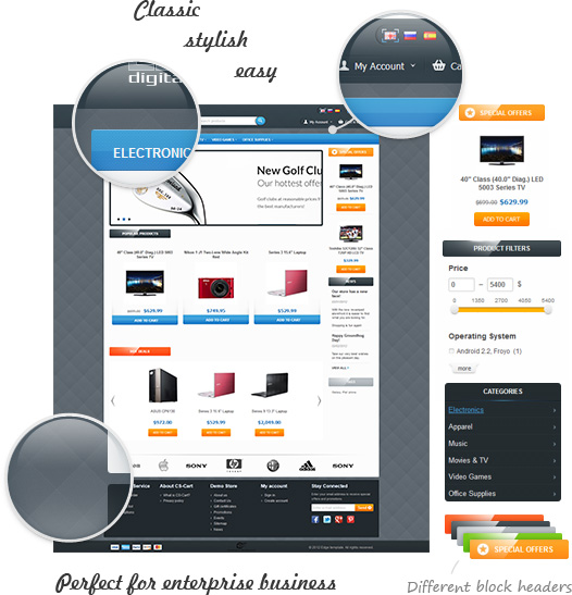 CS-Cart Edge template by CartTuning